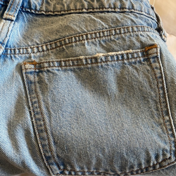 Abercrombie and Fitch The Wide Leg Mid Rise Curve Love Size 27 Extra Short - Picture 9 of 10